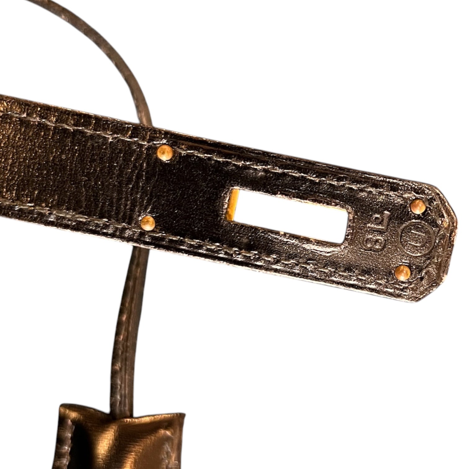 1991 Hermes Box Calf Kelly Sellier 28 Handbag