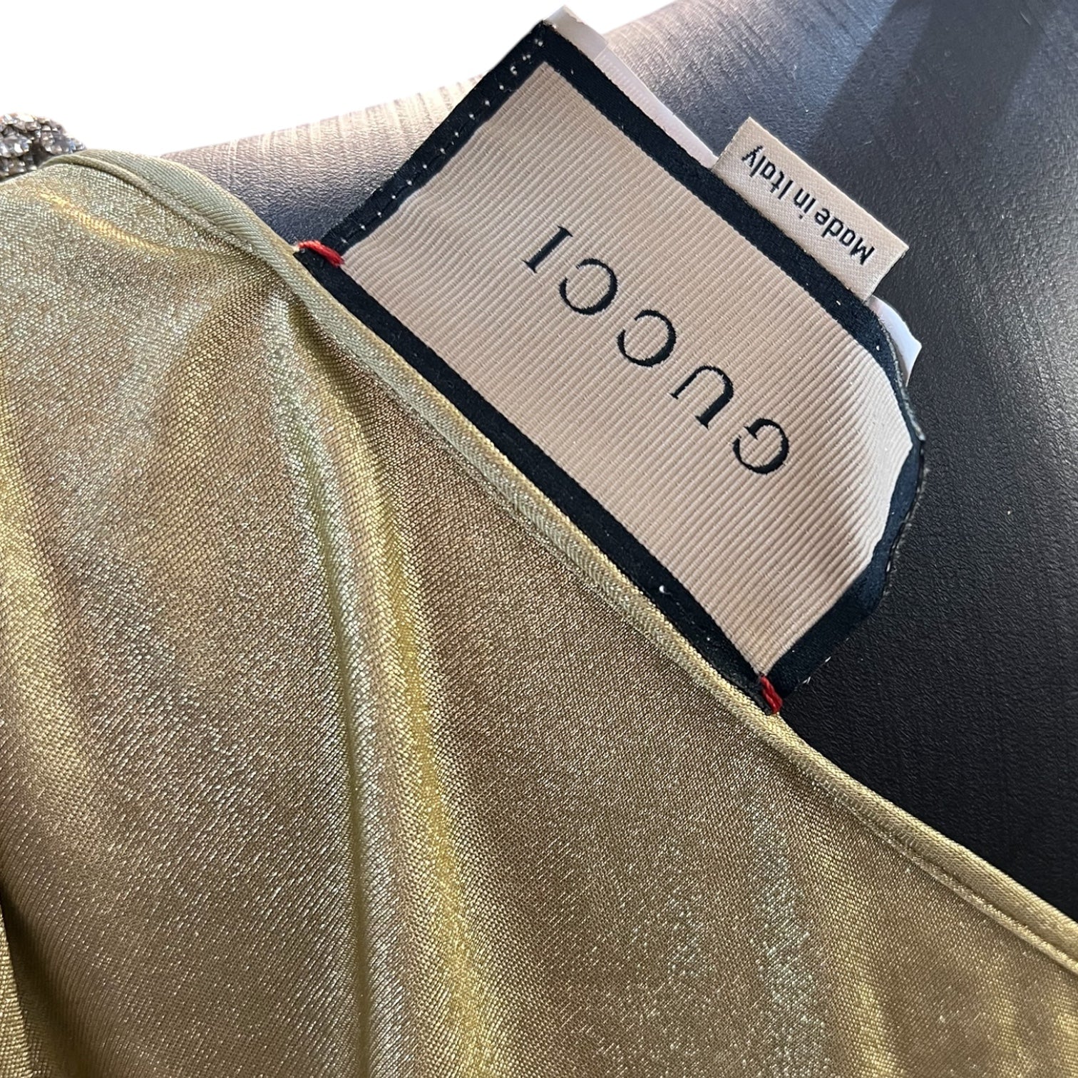 Gucci Gold Lurex Dress