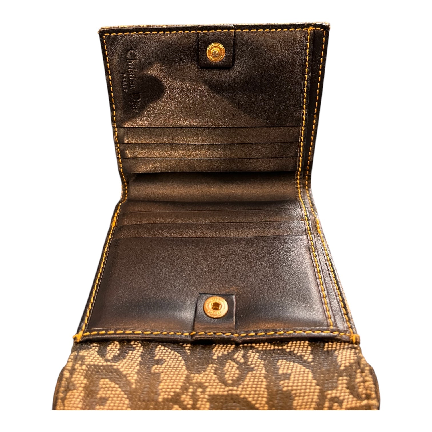 Dior Blue Denim Monogram Wallet