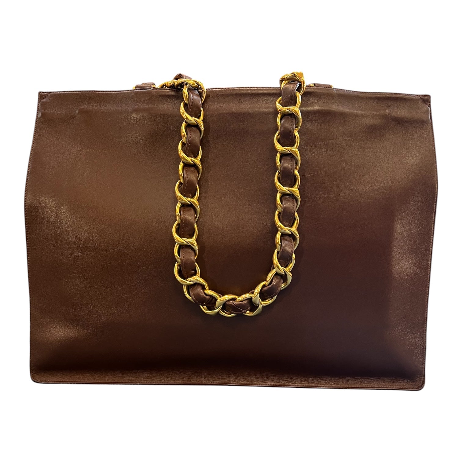 1994 Chanel CC Lambskin Chain Tote