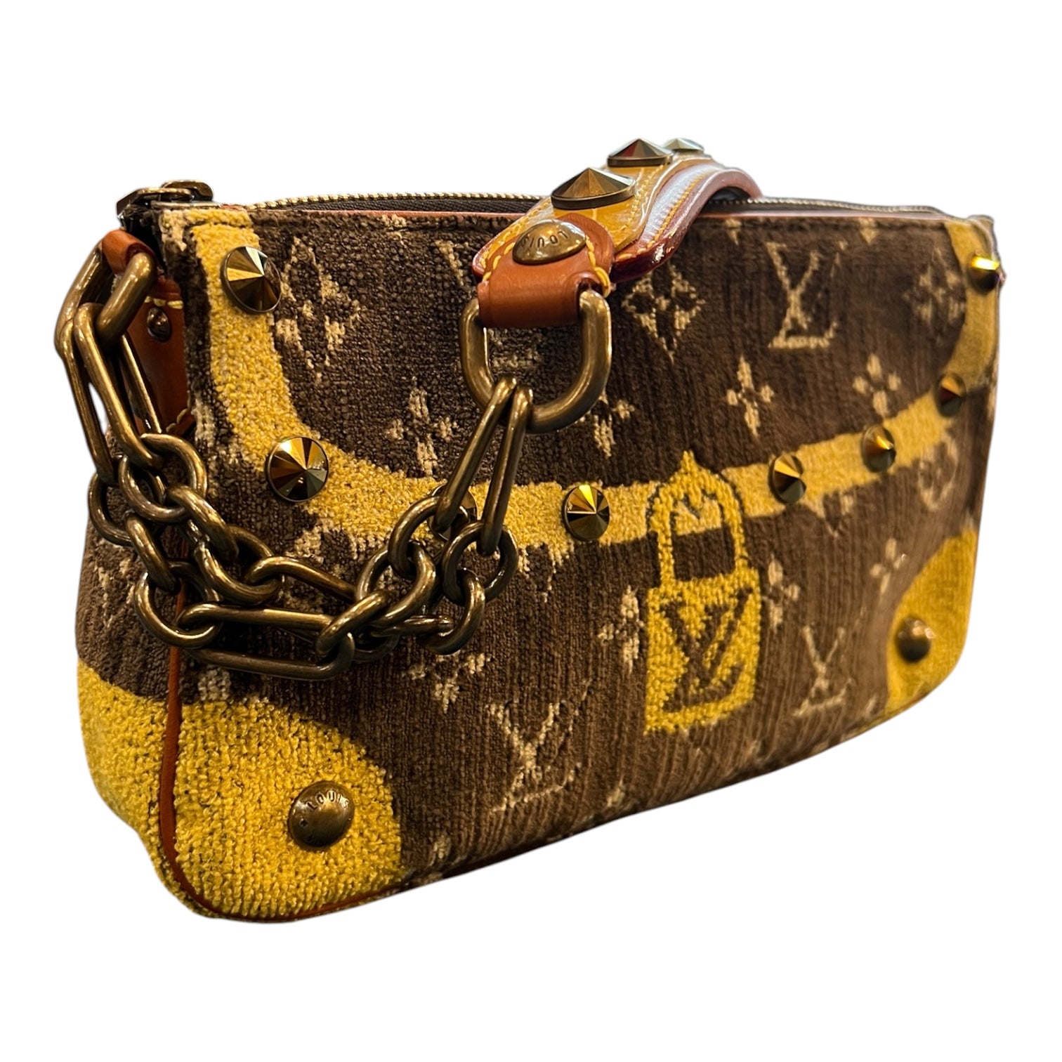 2004 Louis Vuitton Monogram Trompe L'oeil Clutch Bag Accessories