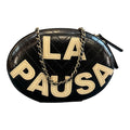 2018 Chanel Chevron Lambskin La Pausa Evening Shoulder Bag