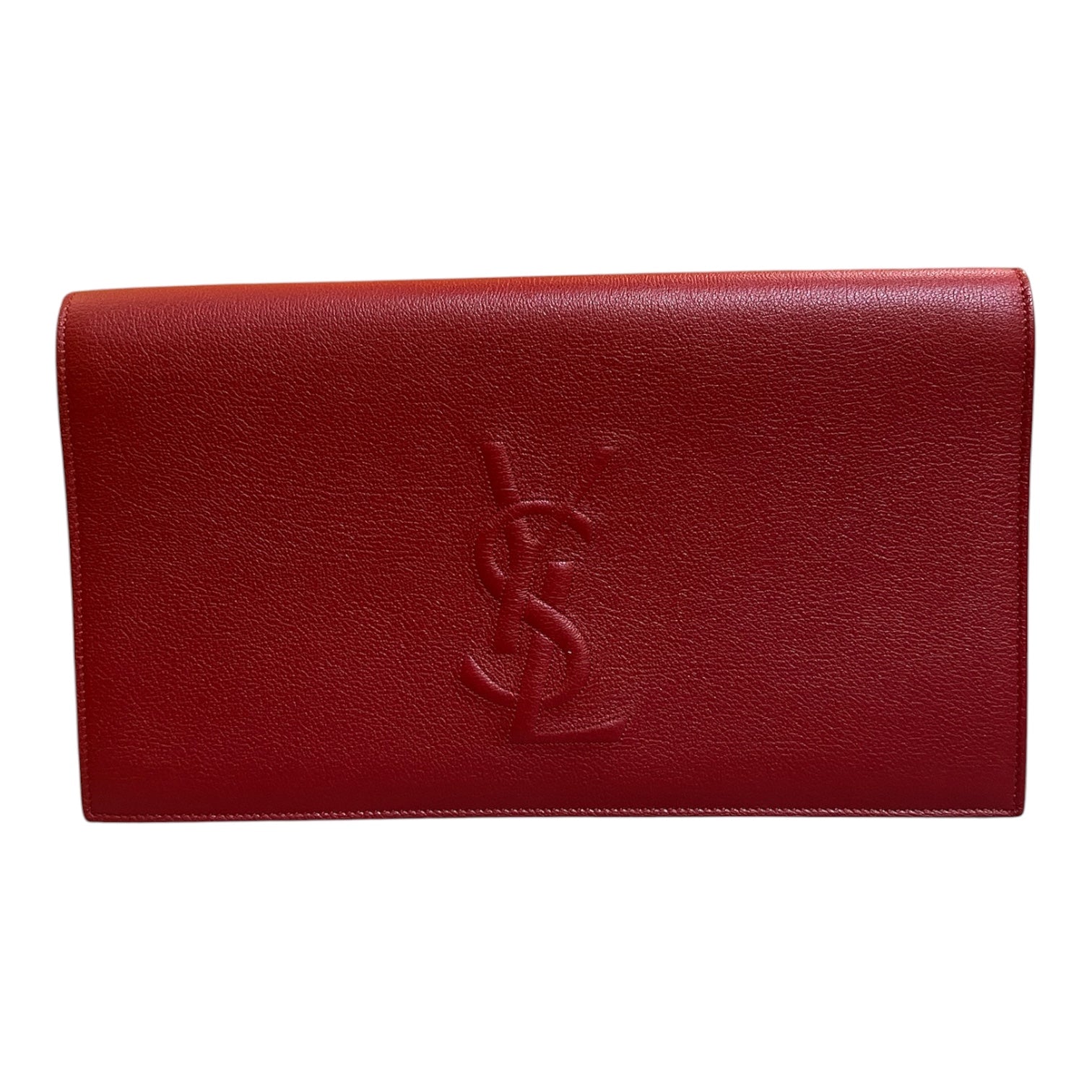 Yves Saint Laurent Large Leather Belle de Jour Clutch