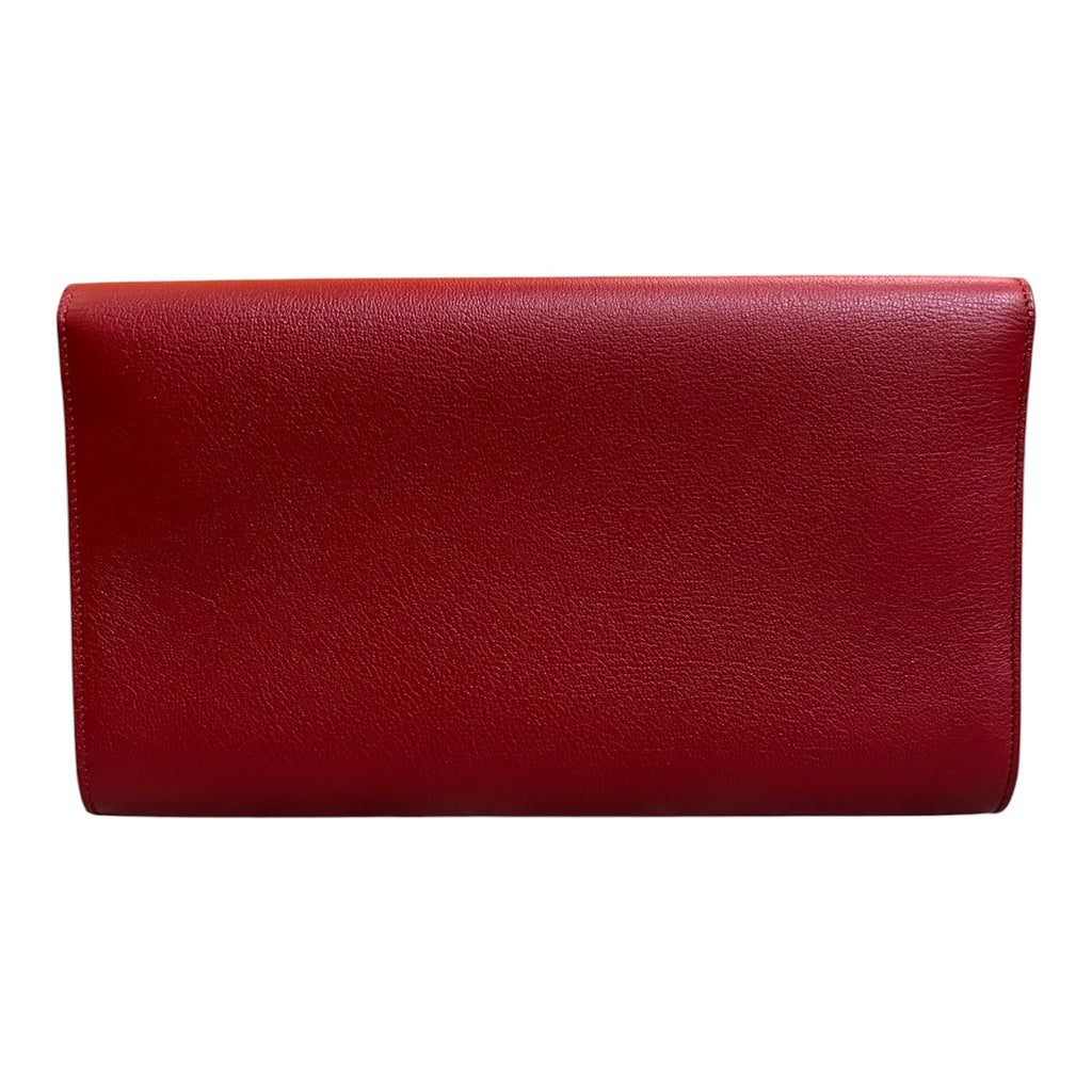 Yves Saint Laurent Large Leather Belle de Jour Clutch