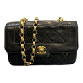 1989 Chanel Mini Quilted Lambskin Single Flap Bag