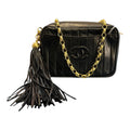 1991 Chanel CC Quilted Lambskin Tassel Camera Bag