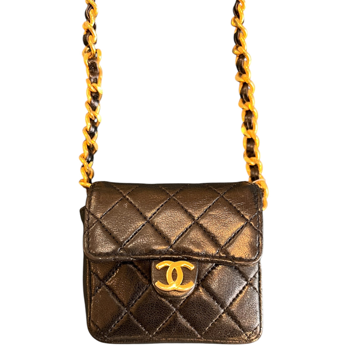 1989 Chanel Micro Quilted Lambskin Single Flap