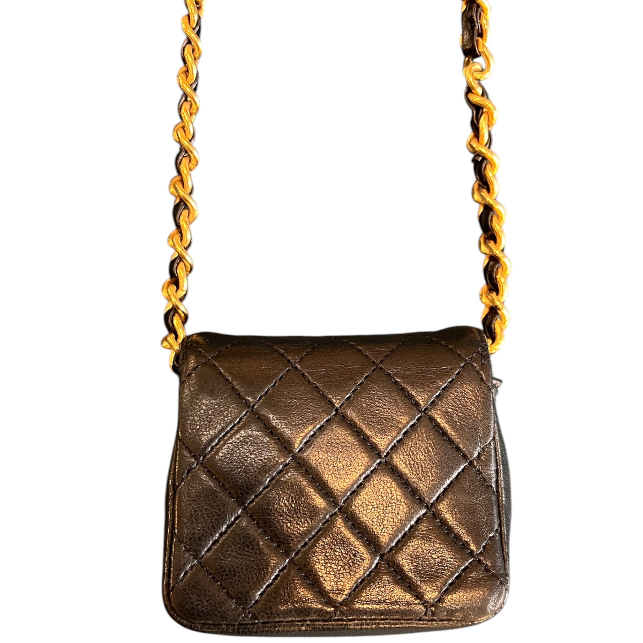 1989 Chanel Micro Quilted Lambskin Single Flap
