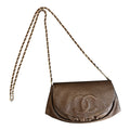 2011 Chanel CC Caviar Half Moon Wallet on Chain