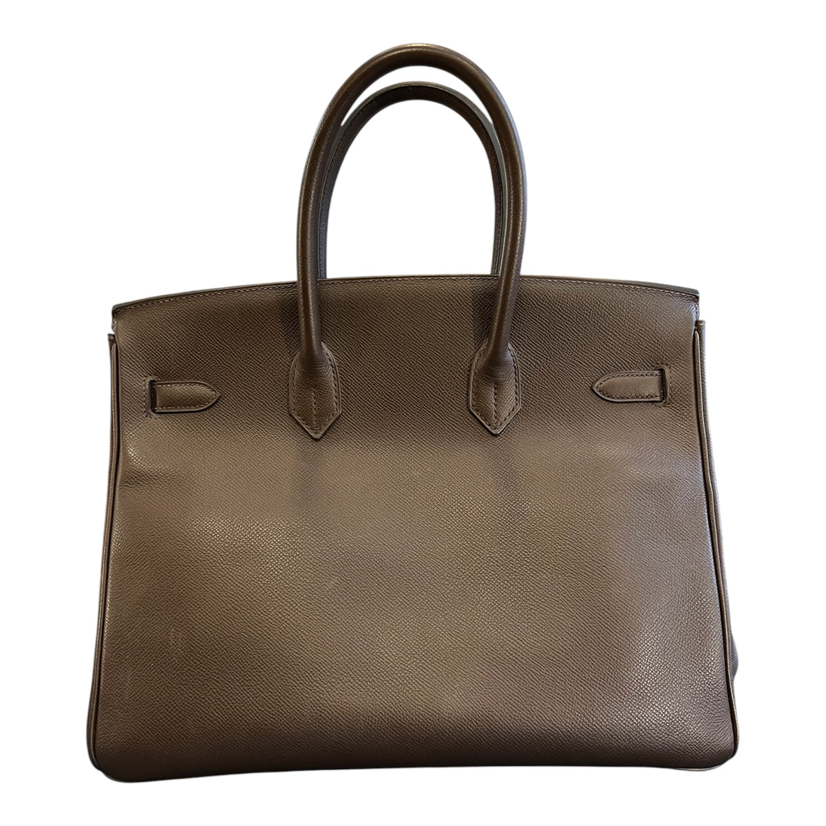 2010 Hermes Birkin Handbag 35, Brown Grained Leather