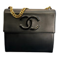 1996 Chanel CC Lambskin Chain Top Handle Flap