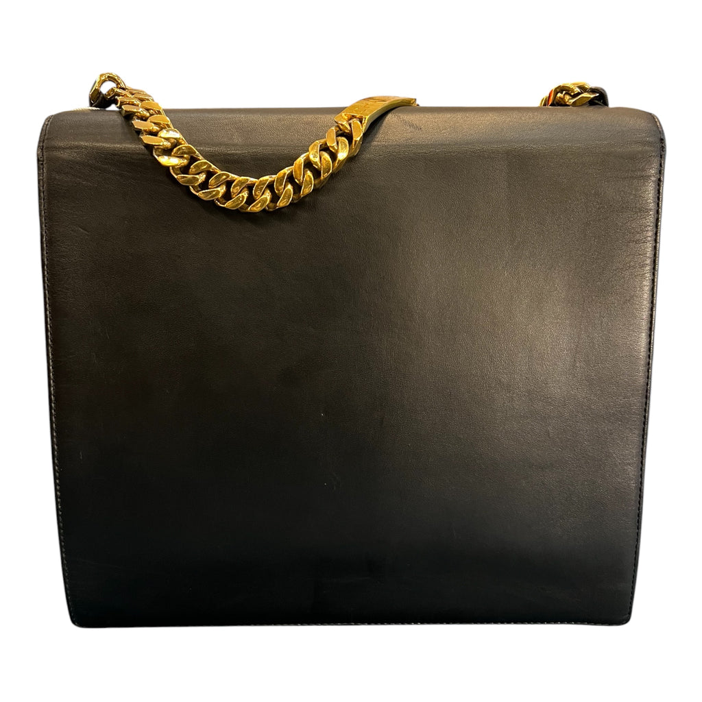 1996 Chanel CC Lambskin Chain Top Handle Flap