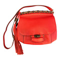 Gucci Medium Leather Bamboo New Fringe Crossbody