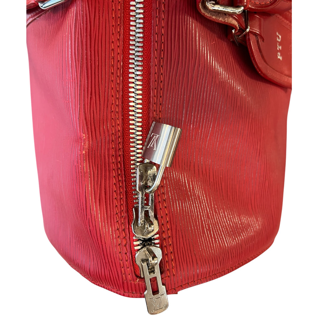2006 Louis Vuitton Travel Bag, Red Epi Leather
