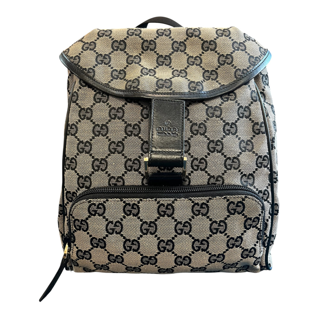 Gucci Monogram Canvas Backpack