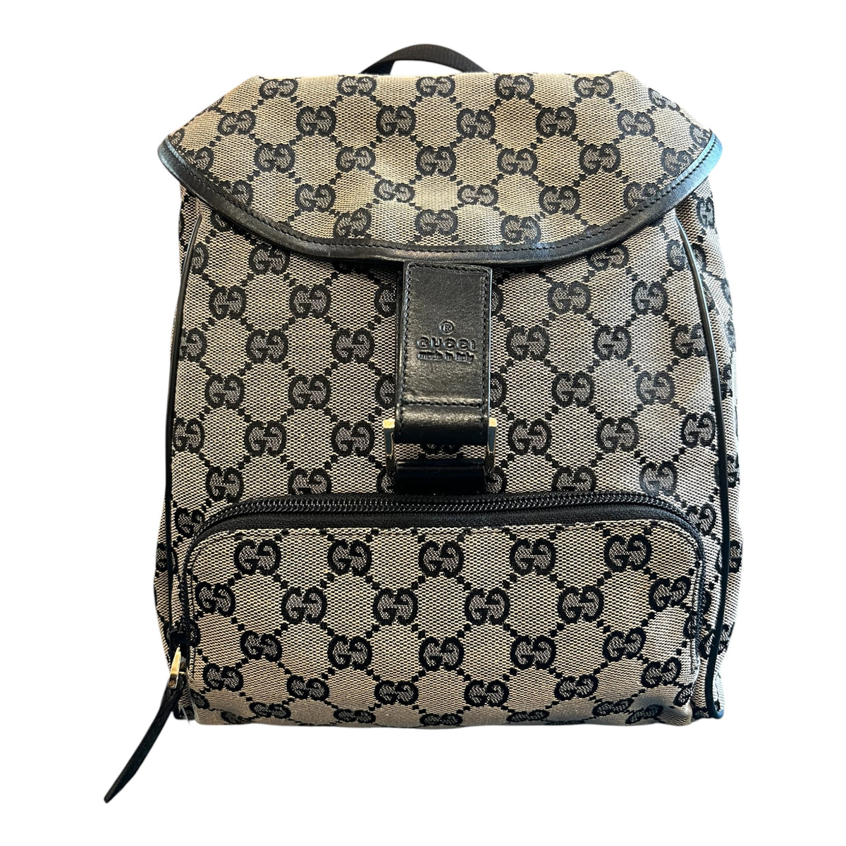 Gucci Monogram Canvas Backpack
