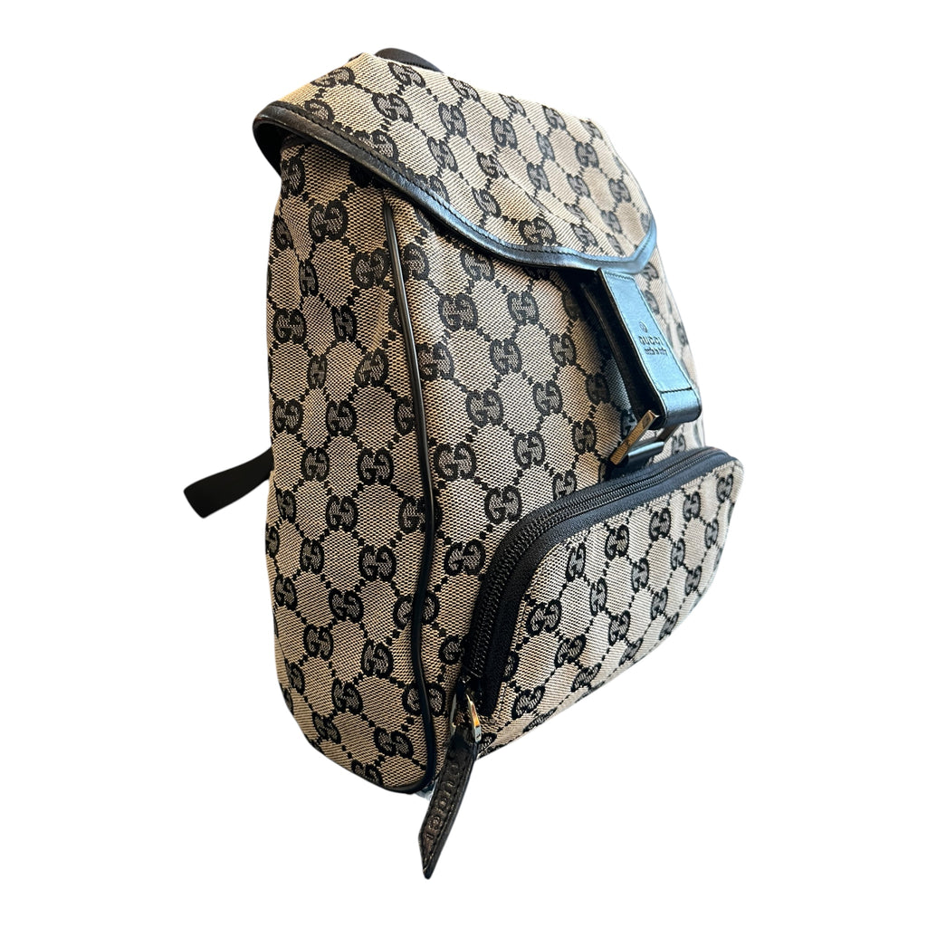 Gucci Monogram Canvas Backpack