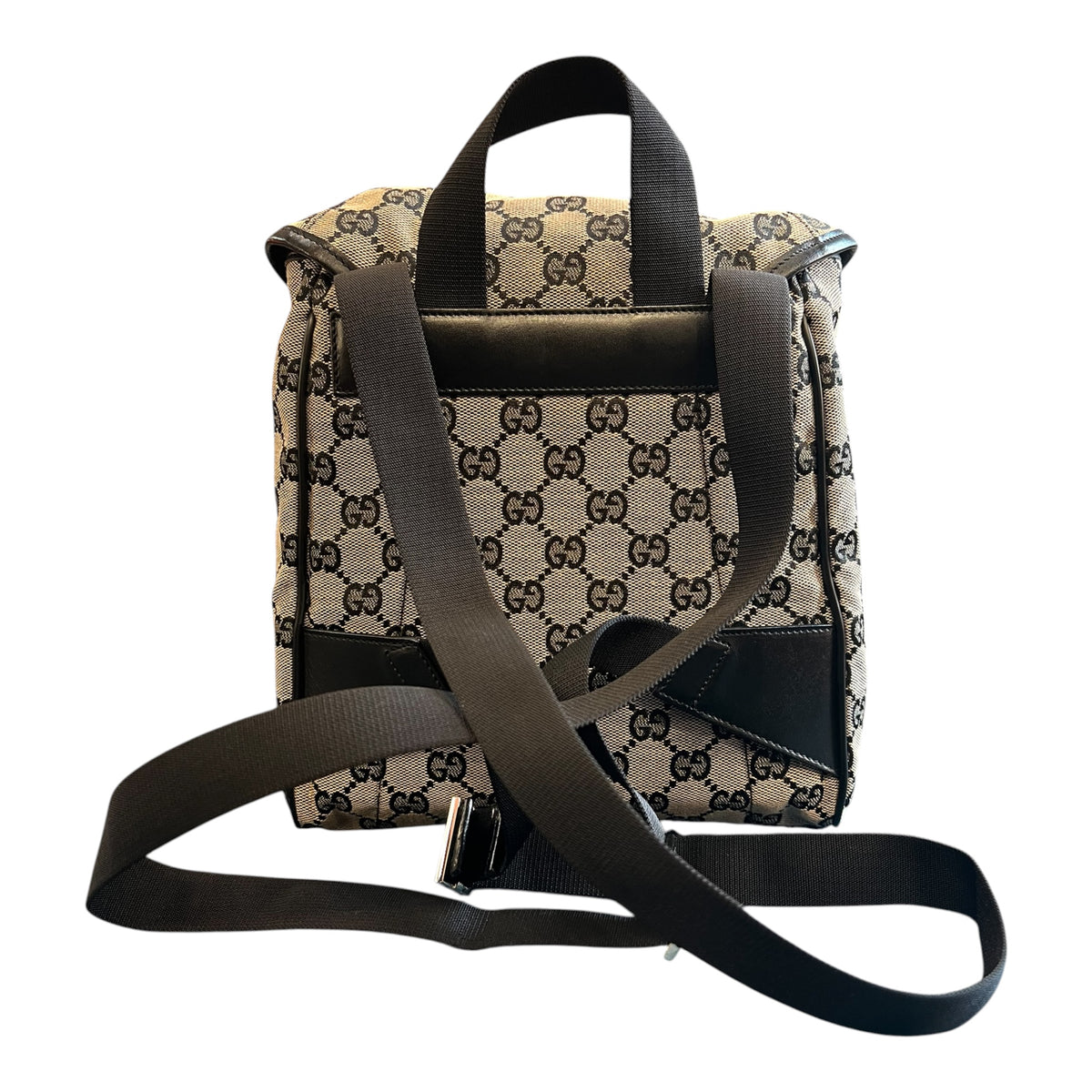 Gucci Monogram Canvas Backpack