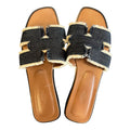 Hermès Blue Denim Sandals