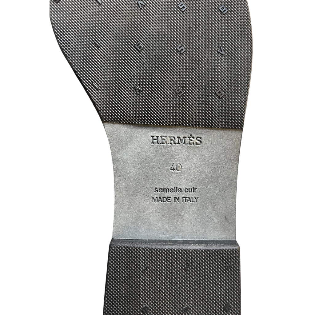Hermès Blue Denim Sandals
