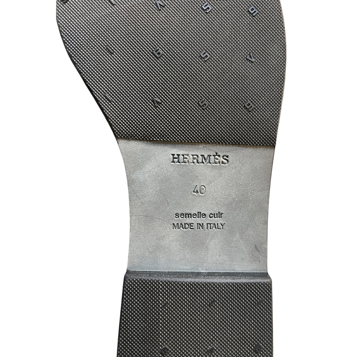 Hermès Blue Denim Sandals