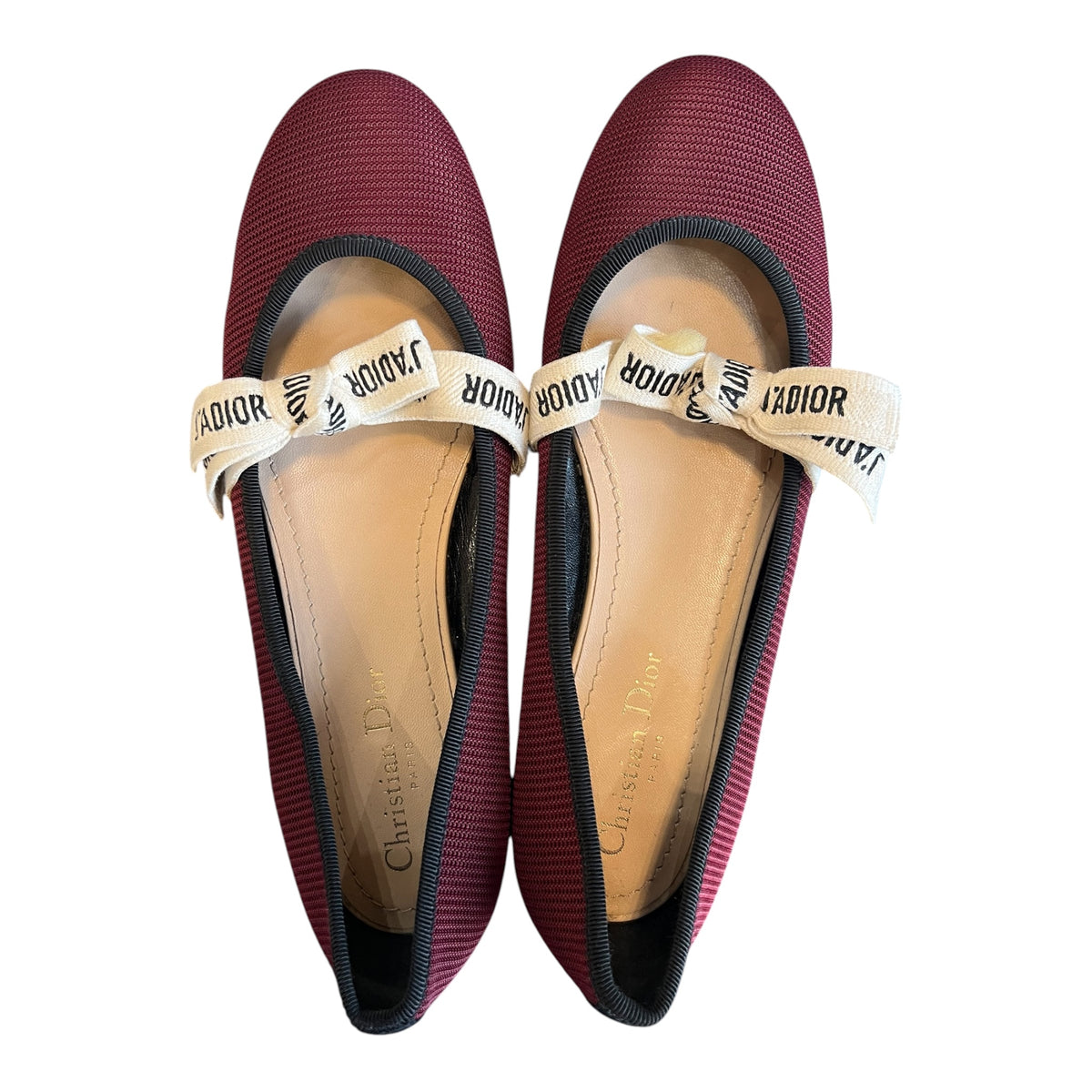 Dior Burgundy Sandals