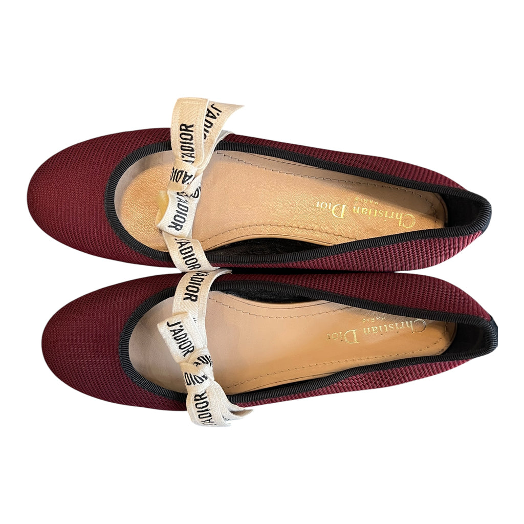 Dior Burgundy Sandals