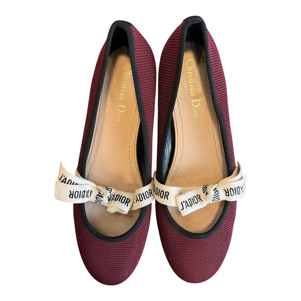 Dior Burgundy Sandals