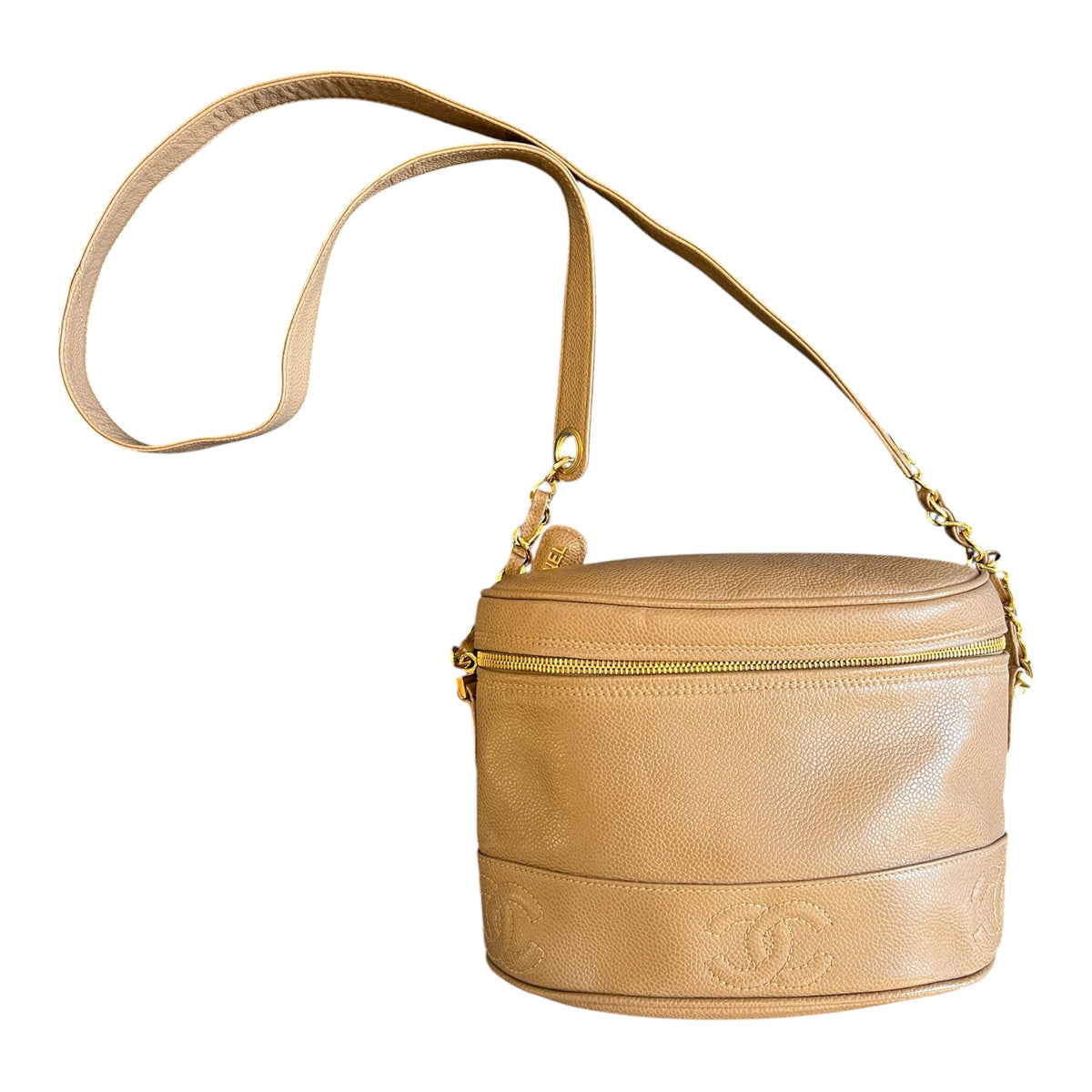 1996 Chanel Triple CC Caviar Crossbody Bag