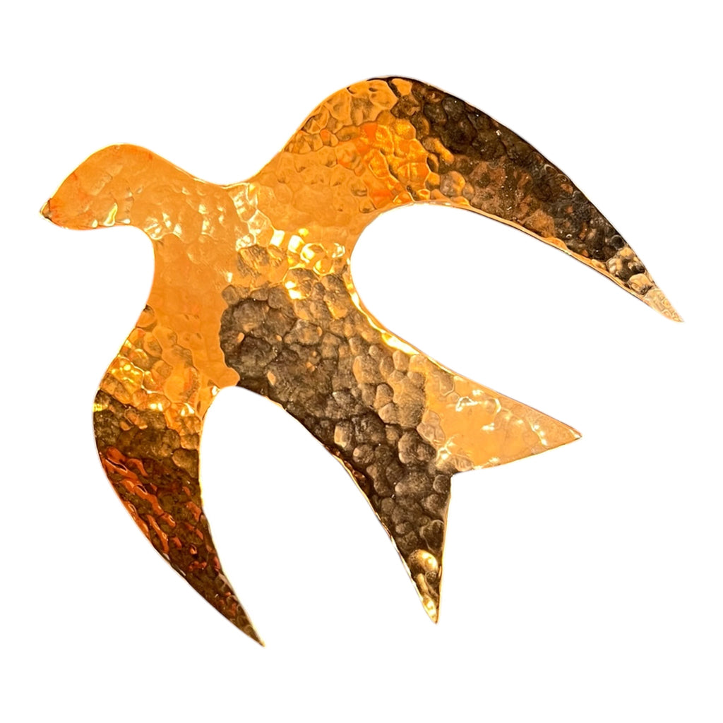 2010 Nina Ricci Golden Elegant Swallow Brooch