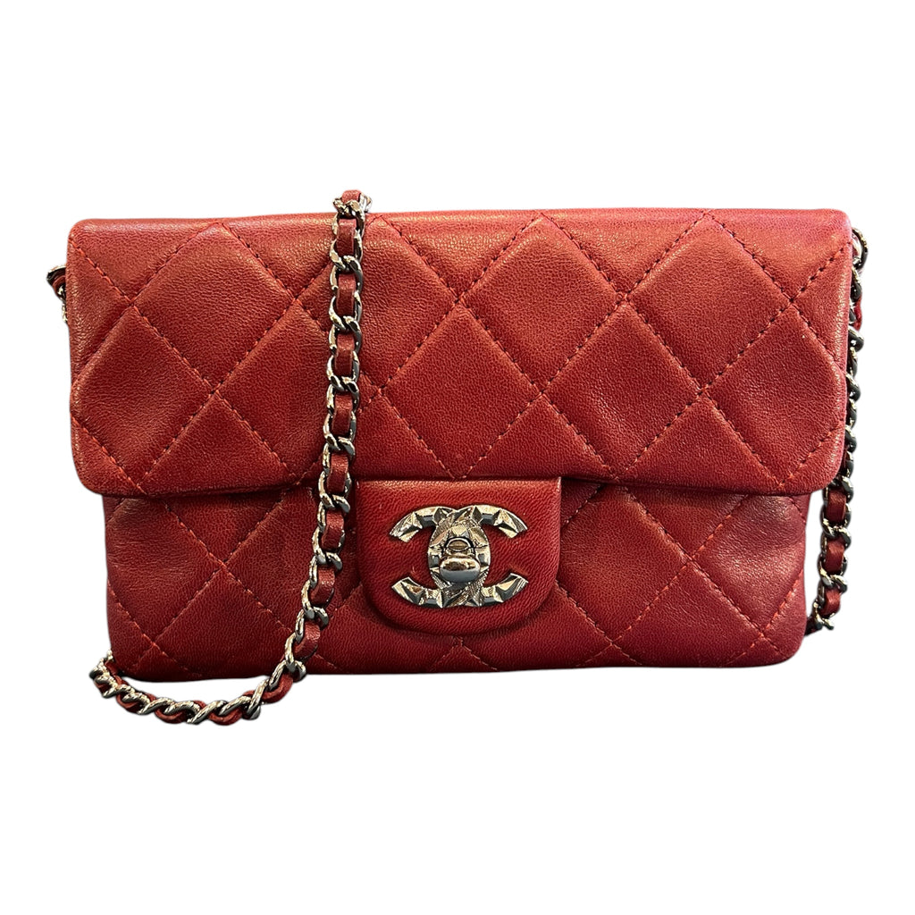 2012 Chanel Mini Lambskin Mineral Nights Flap