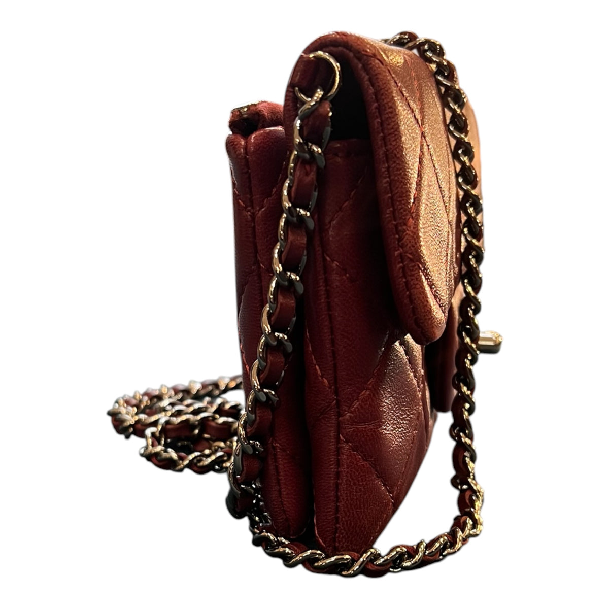 2012 Chanel Mini Lambskin Mineral Nights Flap