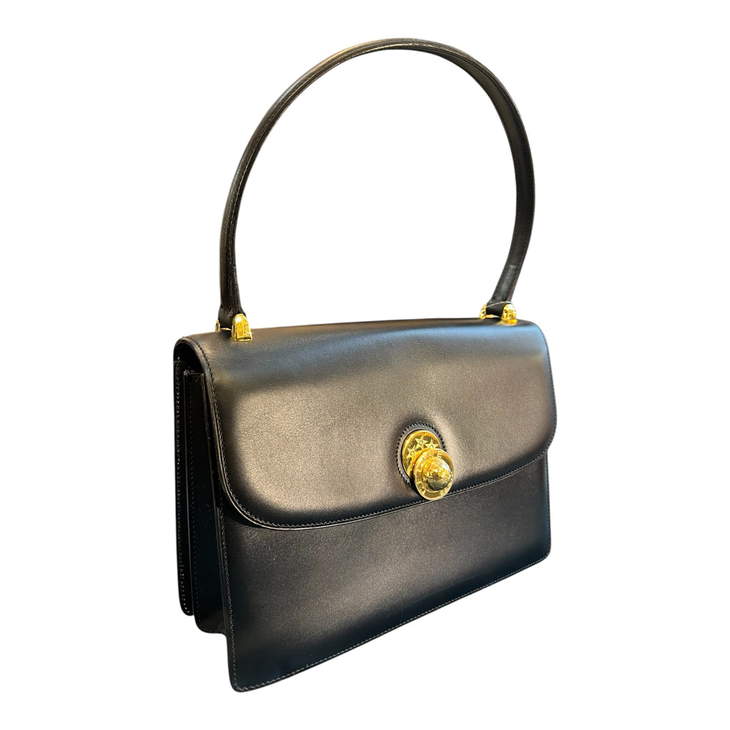 Céline Leather Rotating Planet Top Handle Bag