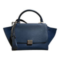 Céline Small Leather Trapeze Satchel