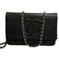 2014 Chanel CC Caviar Wallet on Chain Bag