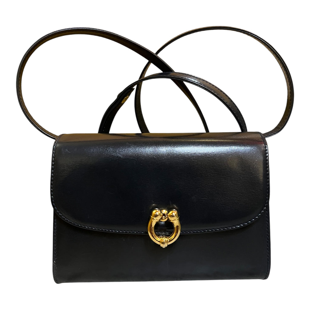 Gucci Leather Horsebit Crossbody Bag