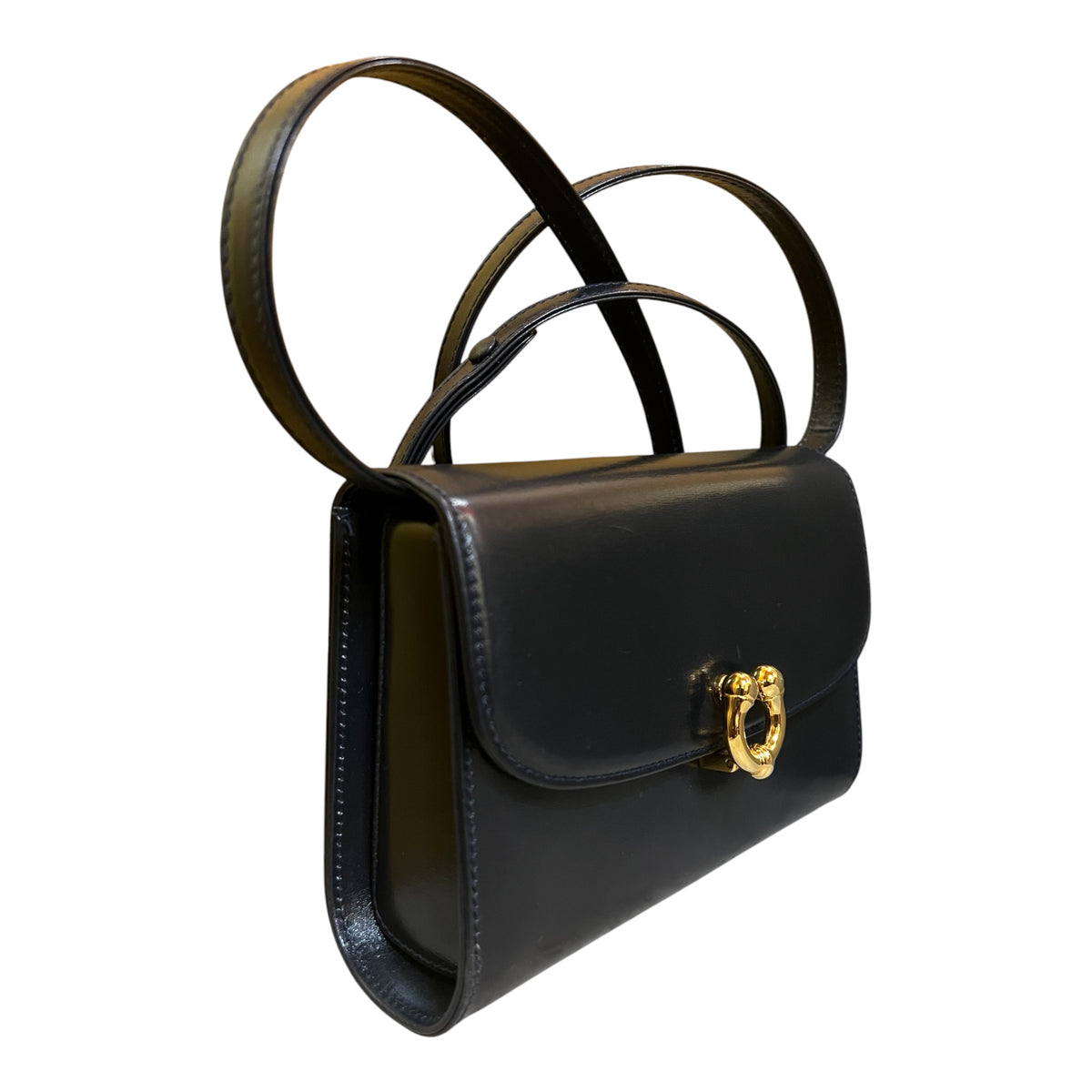Gucci Leather Horsebit Crossbody Bag