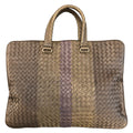 Bottega Veneta Nappa Intrecciato Club Fume Briefcase
