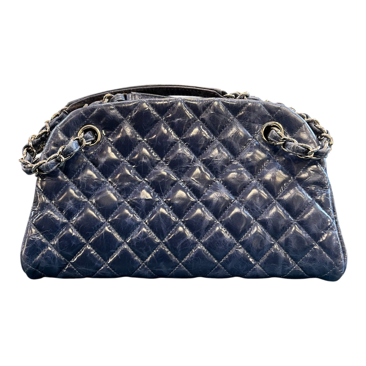 2011 Chanel Small Aged Calfskin Just Mademoiselle Bowling Bag