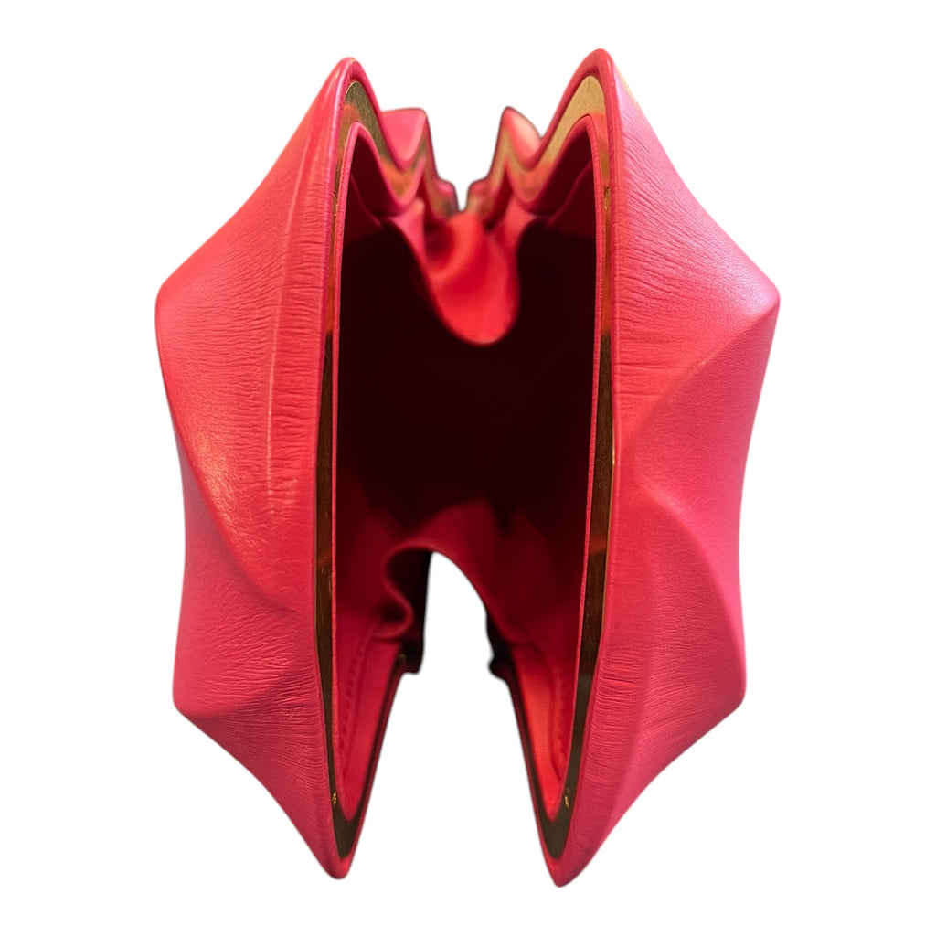 Bottega Veneta Calfskin The Whirl Clutch