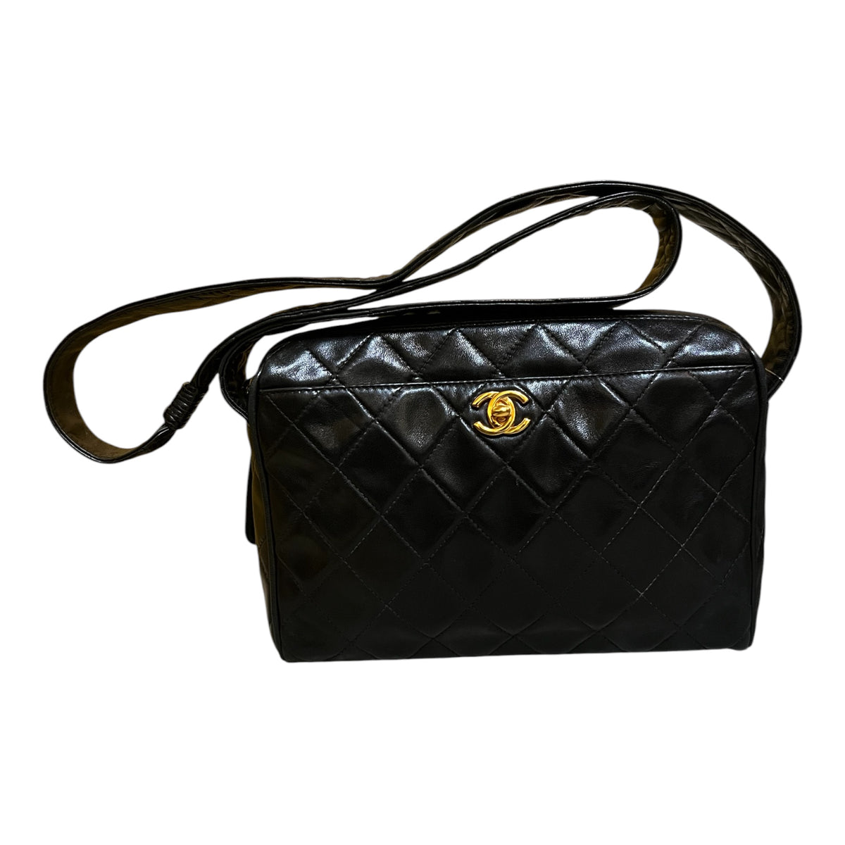 1996 Chanel CC Quilted Lambskin Camera Bag