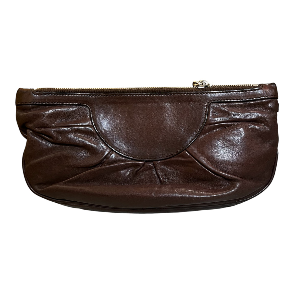 Dior Leather Babe Clutch Brown