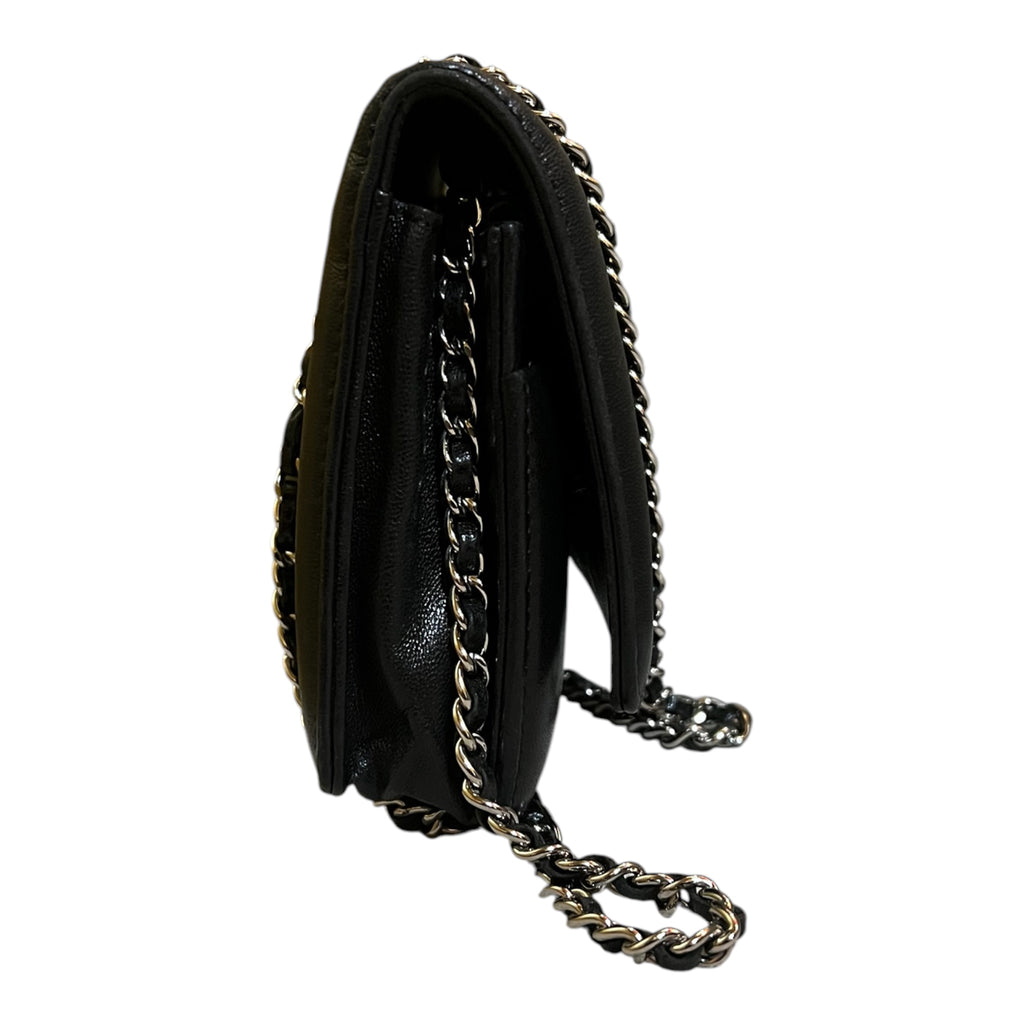 2010 Chanel CC Calfskin Wallet on Chain