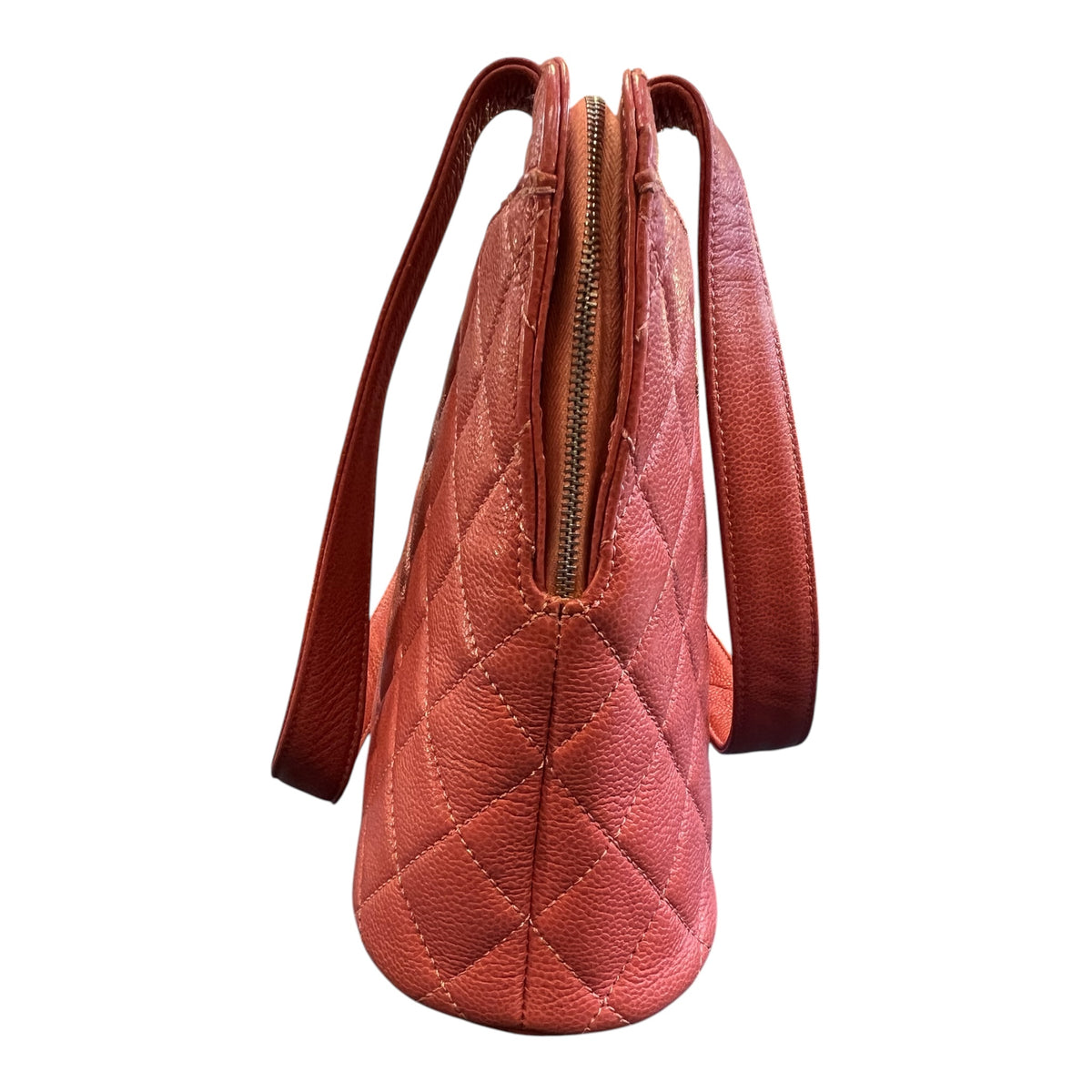 1994 Chanel CC Quilted Caviar Tote