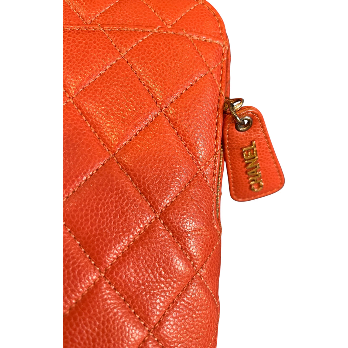 1994 Chanel CC Quilted Caviar Tote