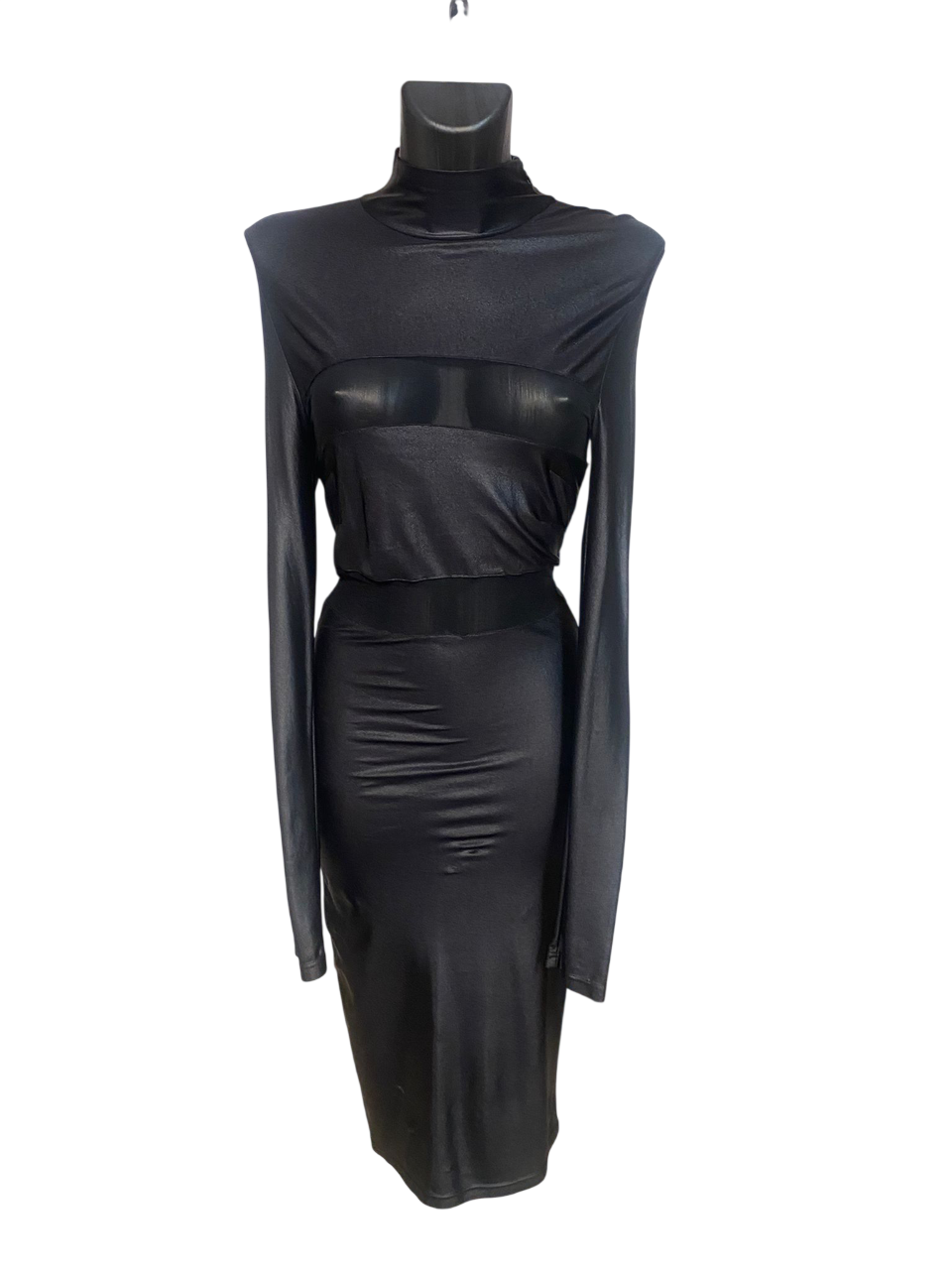 Paco Rabanne Long Dress with Transparences