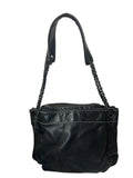 Chanel Black Lambskin LAX Accordion Camera Shoulder Bag 2003/2004