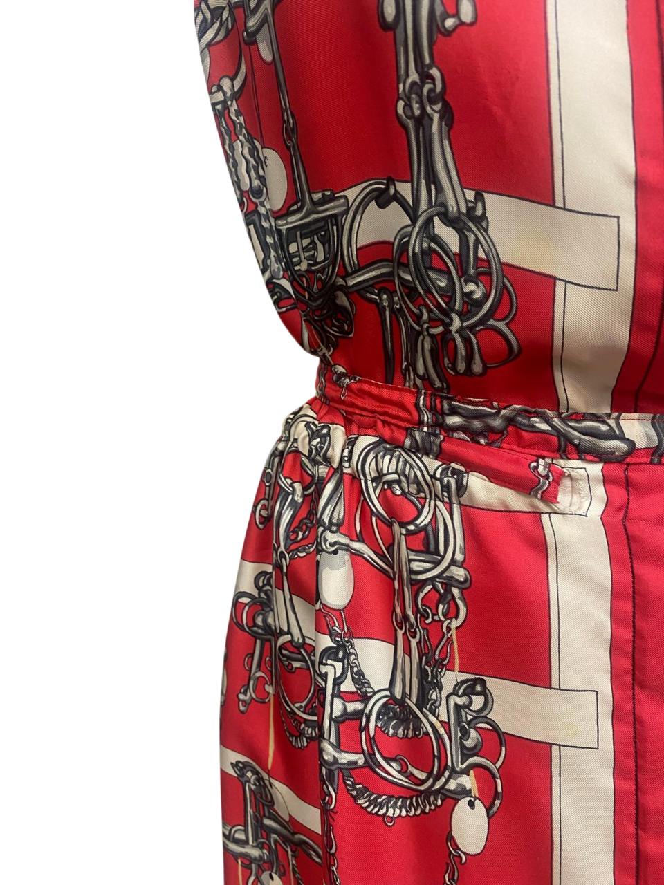 Hermès Paris 1960s Midi Shirt Dress