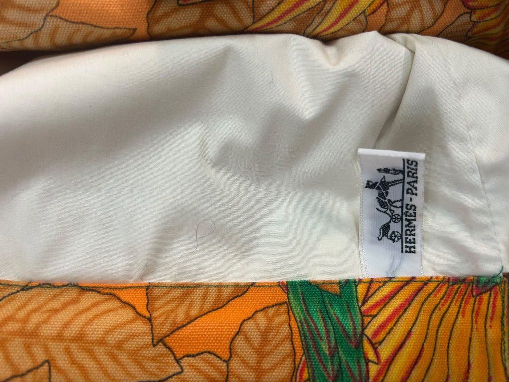90s Hermès Beach Bag "the Parrots"