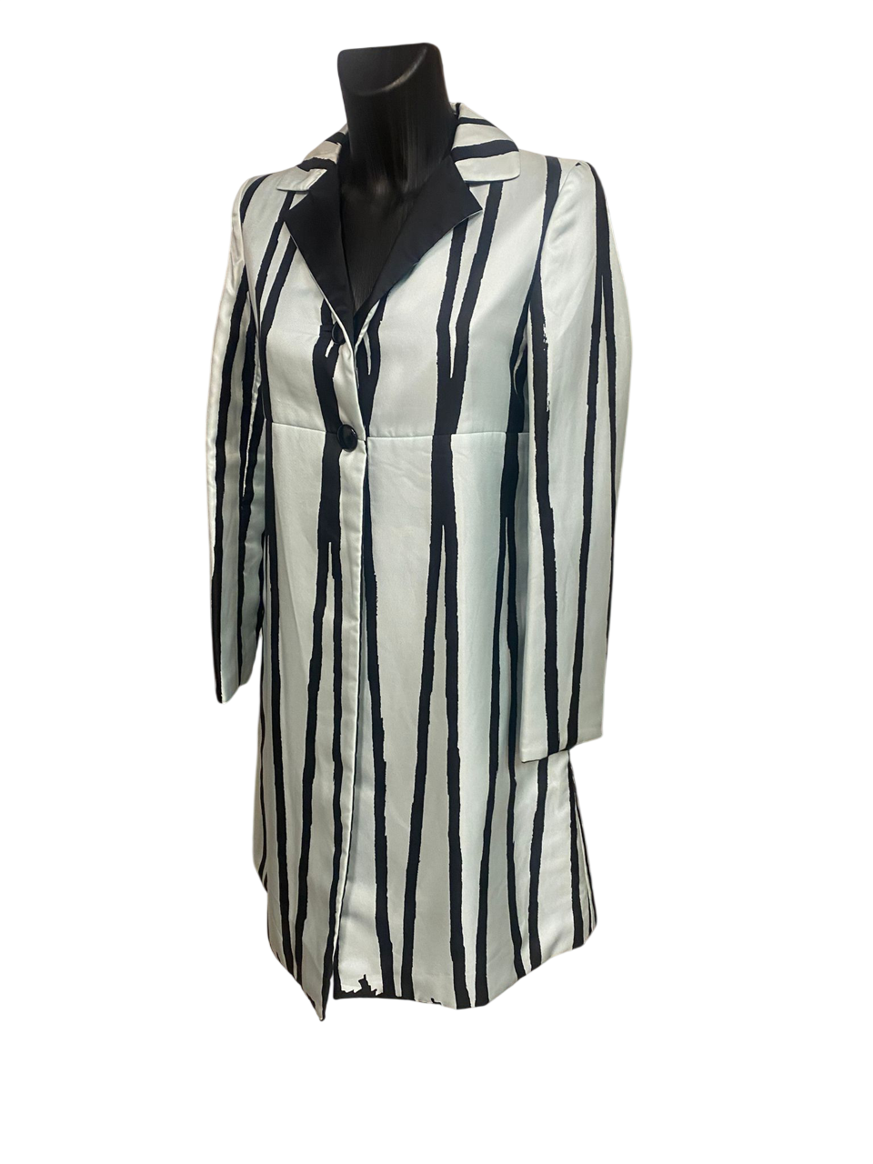 Miu Miu Striped Silk Coat